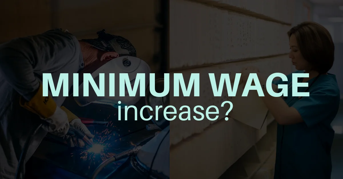 Minimum wage increase by January 1, 2019