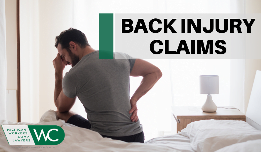 Settlement for back injury on the job