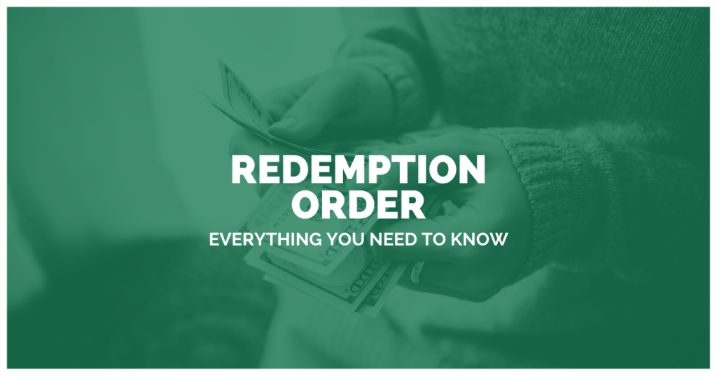 Redemption Order: Everything You Need To Know
