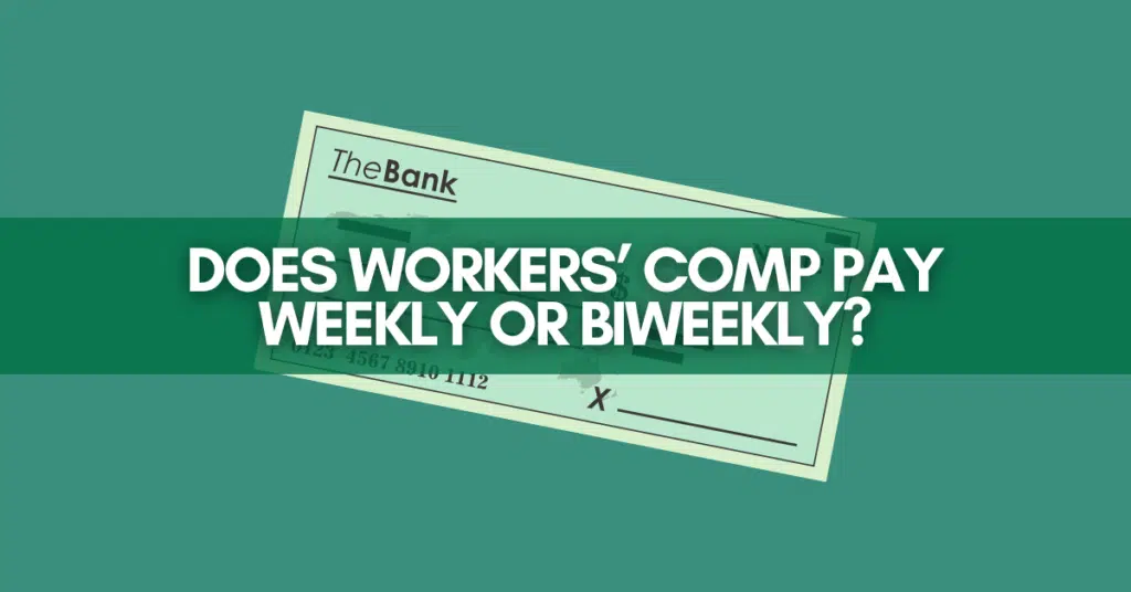 Does workers' comp pay weekly or biweekly?