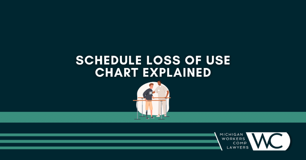 Schedule Loss of Use Chart: Workers' Comp Payout Explained