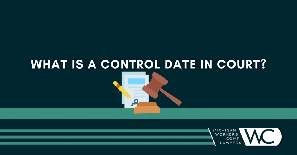 What Is A Control Date In Court?