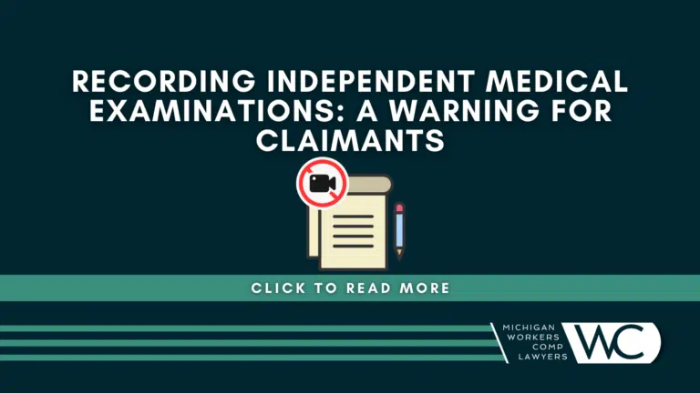 Recording Independent Medical Examinations: A Warning For Claimants