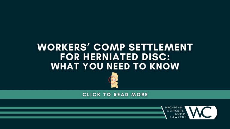 Workers’ Comp Settlement For Herniated Disc: What You Need To Know
