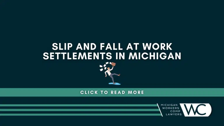 Slip and Fall At Work Settlements In Michigan: What To Know