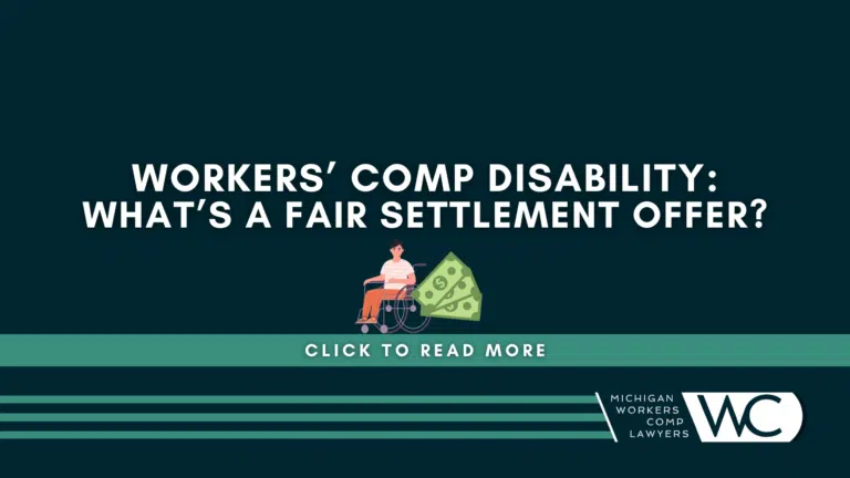 Workers comp disability settlement: whats a fair offer?