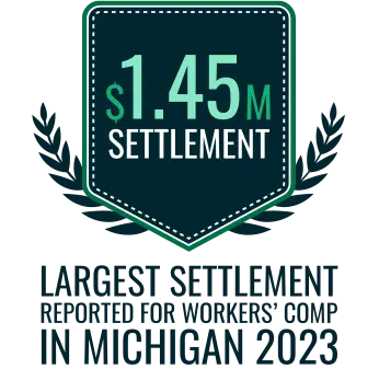 $1.45 million, largest settlement reported for Workers' Comp in Michigan 2023