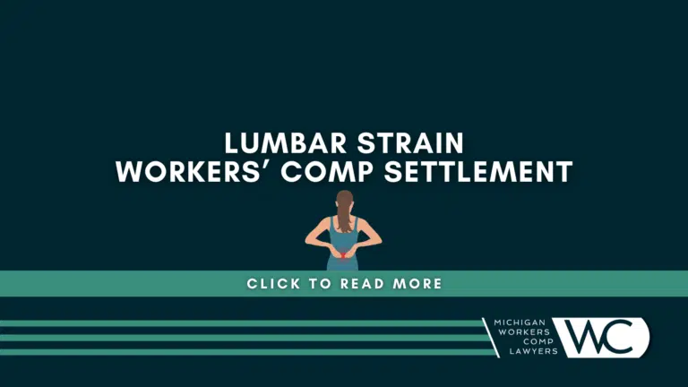 Lumbar Strain Workers' Comp Settlement: Here's What To Know