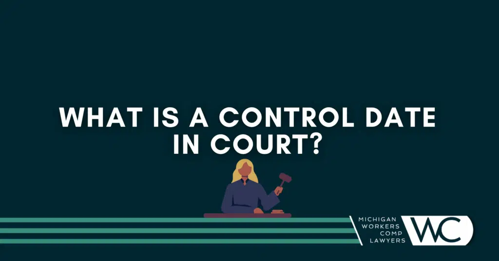 What Is A Control Date In Court?